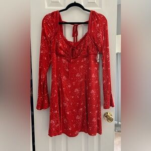 Free People NWT Floral Mini Dress